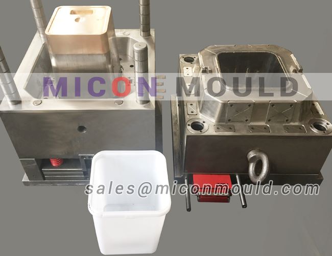 square bucket mold