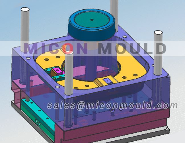 Plastic bucket mould design and making