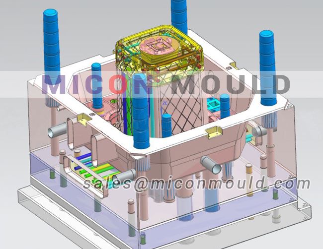 Plastic bucket mould design and making