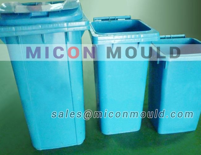 Plastic trash can mould