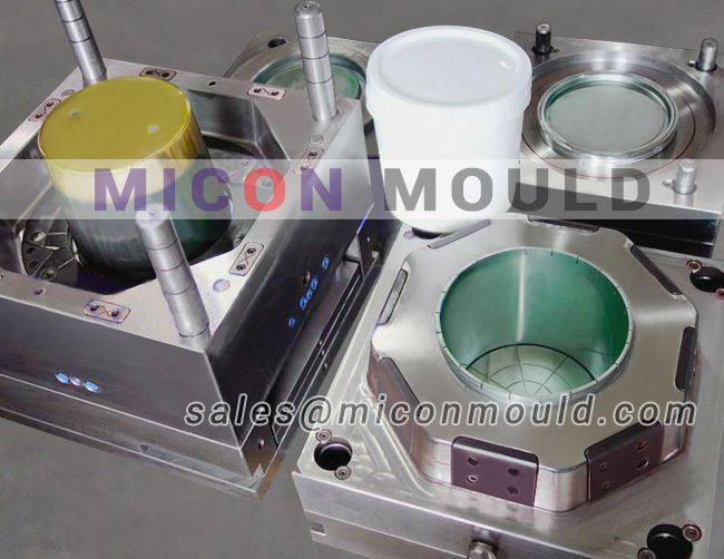 Why make an insert on top of the paint bucket mold core?