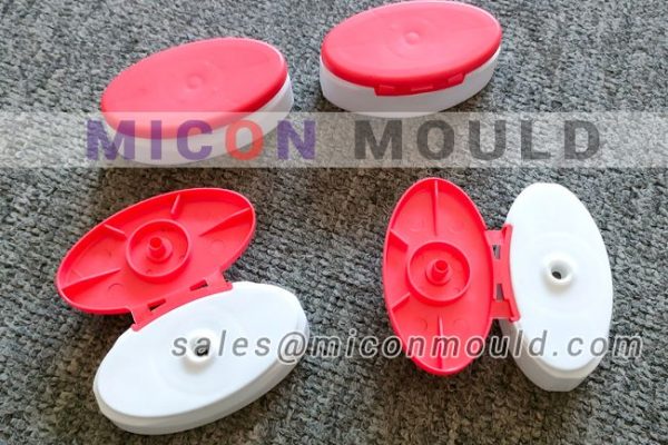 double color flip top cap mould